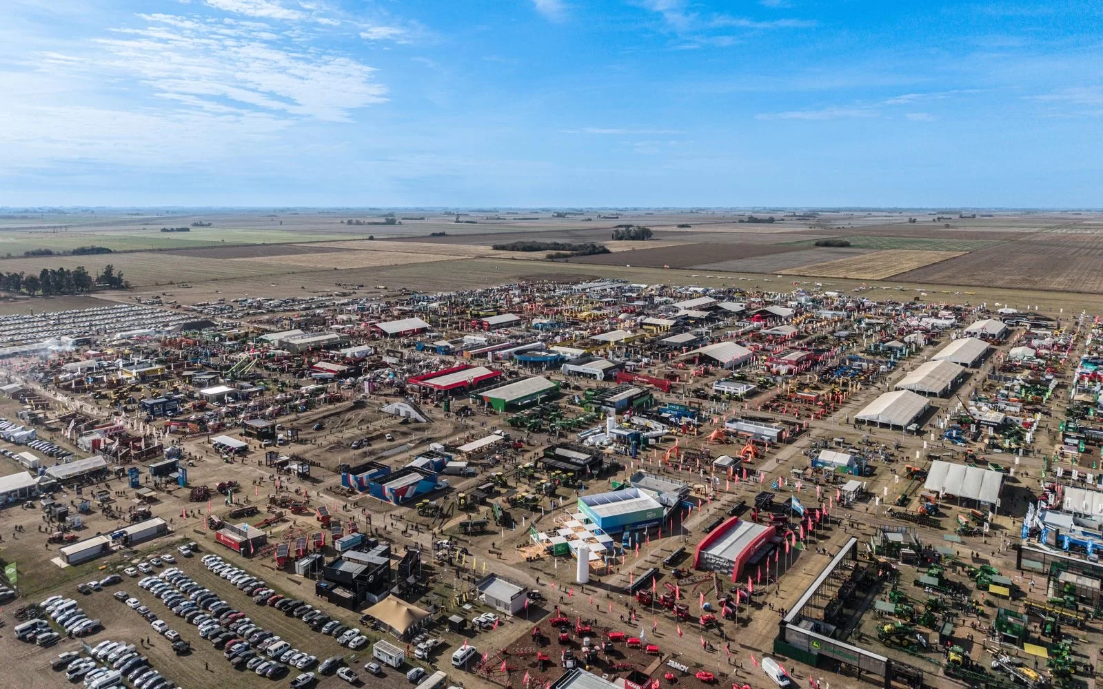 Vista aérea de Santa Fe Agroactiva 2026 en Armstrong