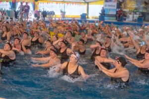 El Polideportivo Comunal de Timbúes fue escenario de un nuevo Encuentro de AquaGym