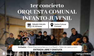 La Orquesta Comunal Infanto Juvenil de Timbúes brindará su primer concierto