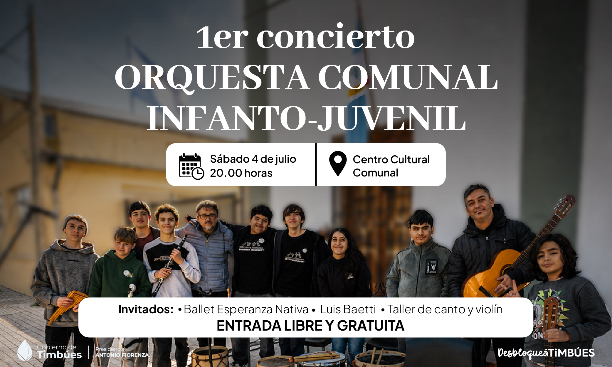 La Orquesta Comunal Infanto Juvenil de Timbúes brindará su primer concierto La Orquesta Comunal Infanto Juvenil de Timbúes brindará su primer concierto