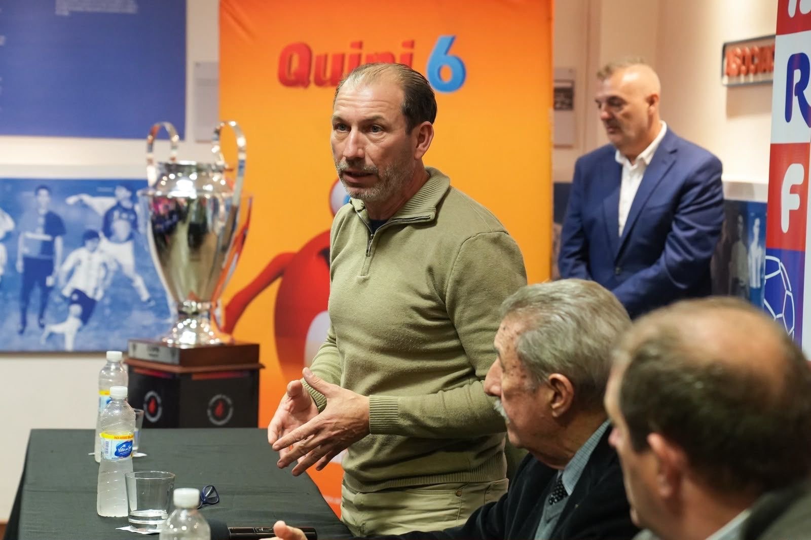 El secretario de Deportes de Santa Fe, Fernando Maletti, durante la presentacion