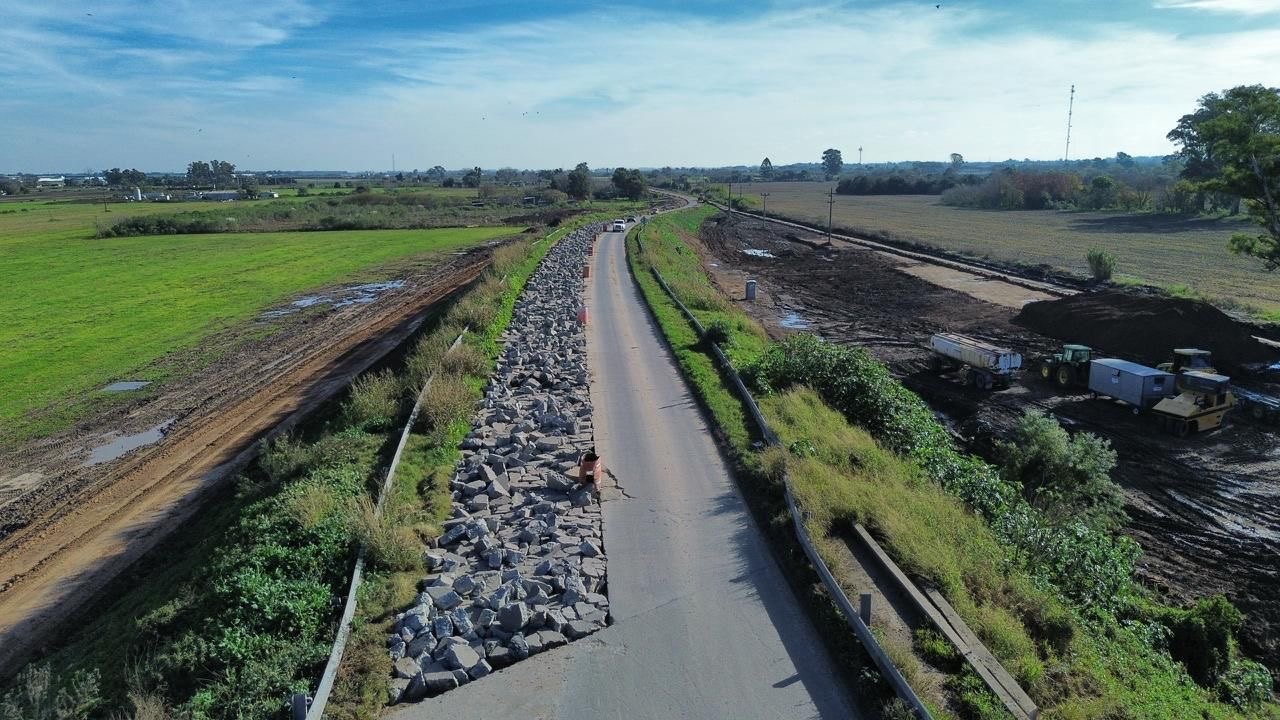 Reconstrucción de la Ruta 21: la obra que mejora el acceso al puerto en el sur del Gran Rosario